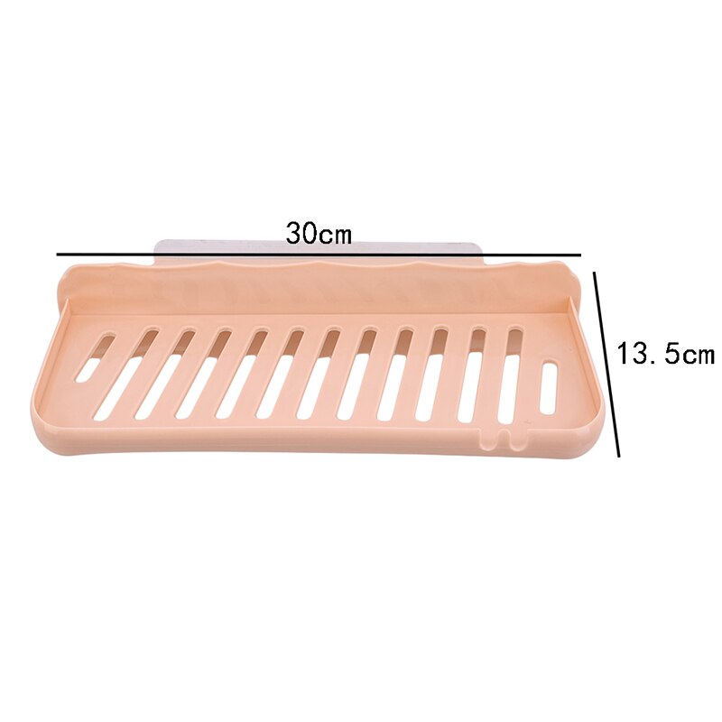Wall-Mounted Soap Box Perforated Single-Layer Drain Soap Sponge Rack Kitchen And Bathroom Soap Rack