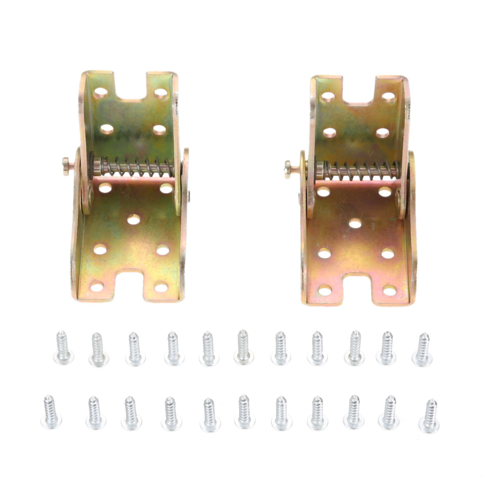 1/2/4pcs 90 Degrees Iron Folding Table Chair Hinges 39*61*67mm Folding Hinges Furniture Leg Brackets Hardware Accessories: 2pcs