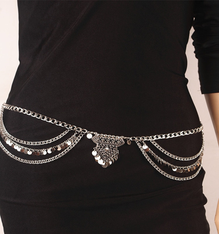Riem Body Taille Ketting Mode Zilveren Gouden Vrouwen Accessoires Charmes Collocatie Chain Sieraden voor Vrouwen Vrouwen Belt Aanwezig