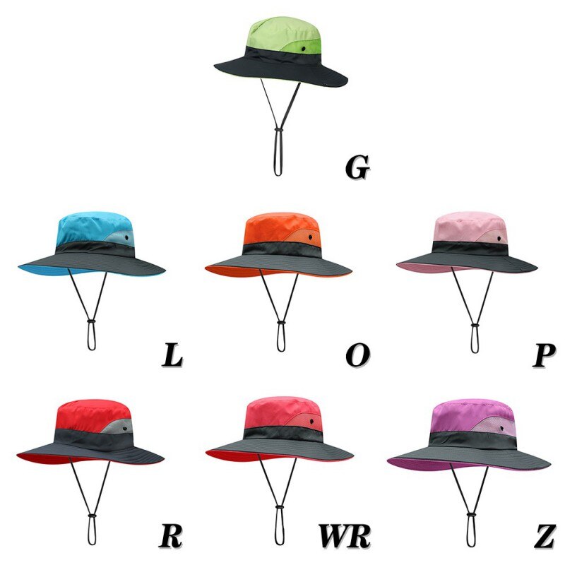 Paardenstaart Zonnehoed Vrouwen \ 'S Outdoor Uv-bescherming Opvouwbare Mesh Brede Rand Strand Vissen Cap
