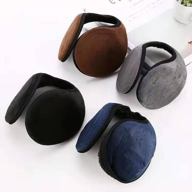 Winter Unisex Men and Women Fleece Warmer Earmuff Warm Plush Cloth Ear Muffs Soft Earmuffs Men's Winter Ear Cover Protector