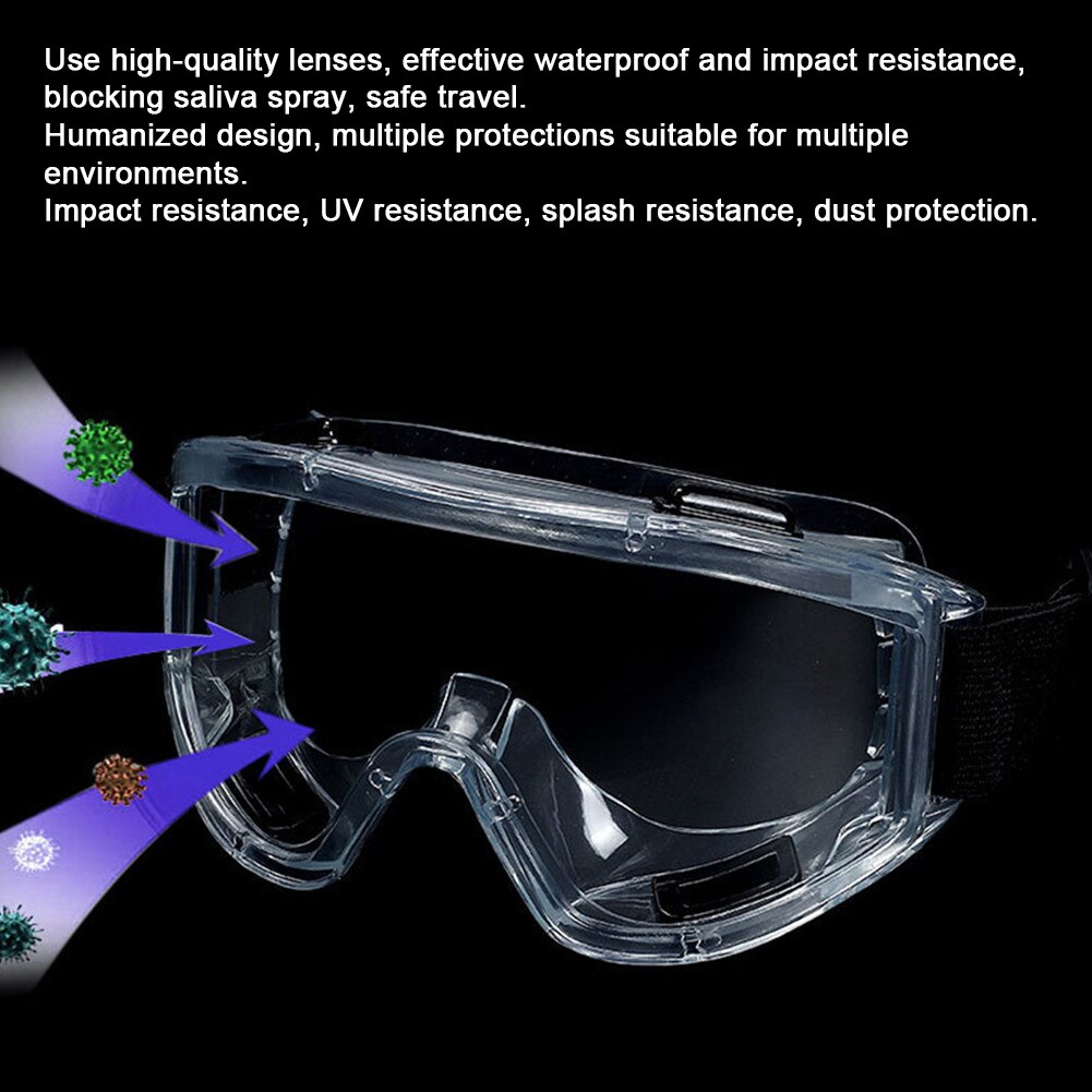 Veiligheidsbril anti-condens stof spatbescherming veiligheidsbril met uv-bestendigheid #co