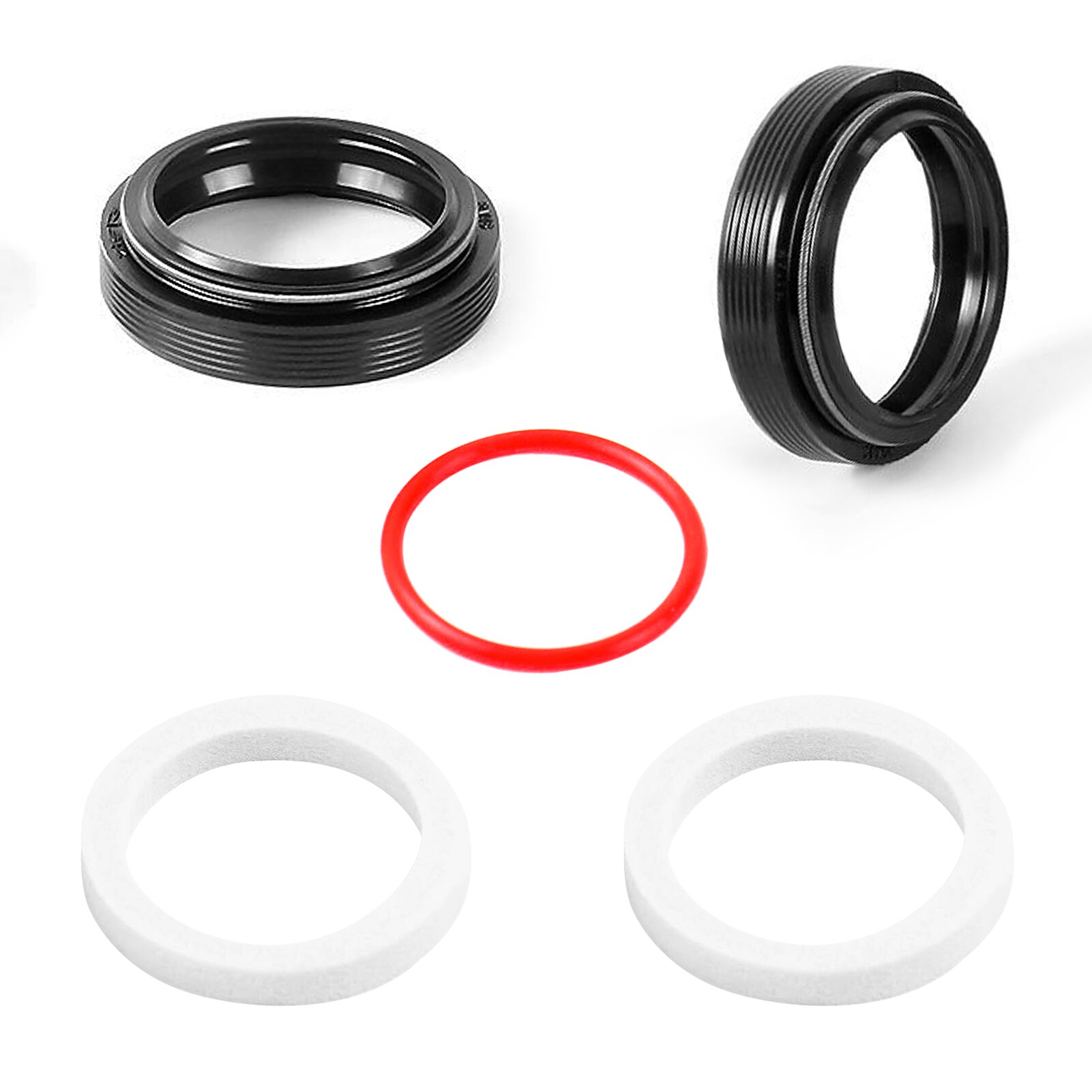 32mm Dust Wiper Kit with Installation Tool Bicycle Fork Dust Seal Foam Ring Kit 4 Set 1 Dust Sealing Tools: 35mm Type A