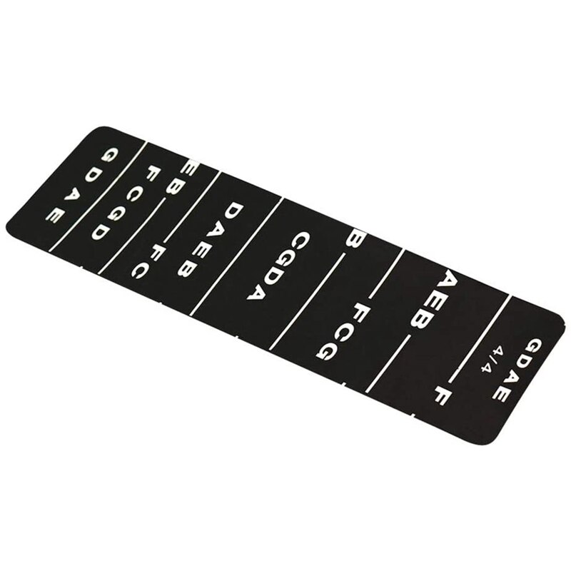 10Pcs Violin Learner Beginner Neck Notes Fingering Chart Fingerboard Sticker for 4/4 Size Violin