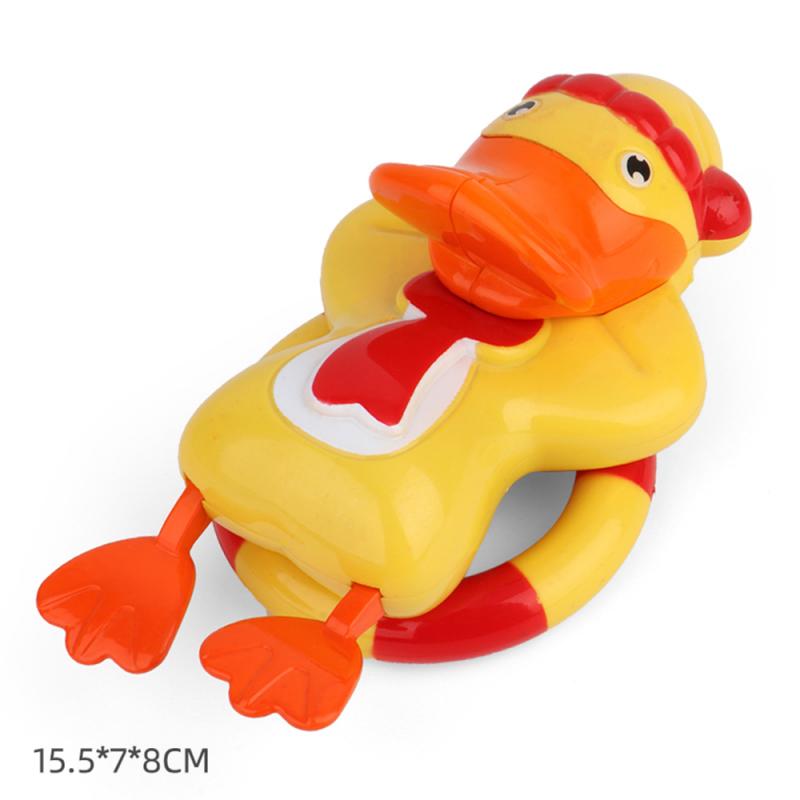 Leuke Bad Speelgoed Cartoon Dier Badkamer Spelen Water Pinguïn Hippo Kip Klassieke Baby Water Speelgoed Wond-Up Keten Clockwork: 07