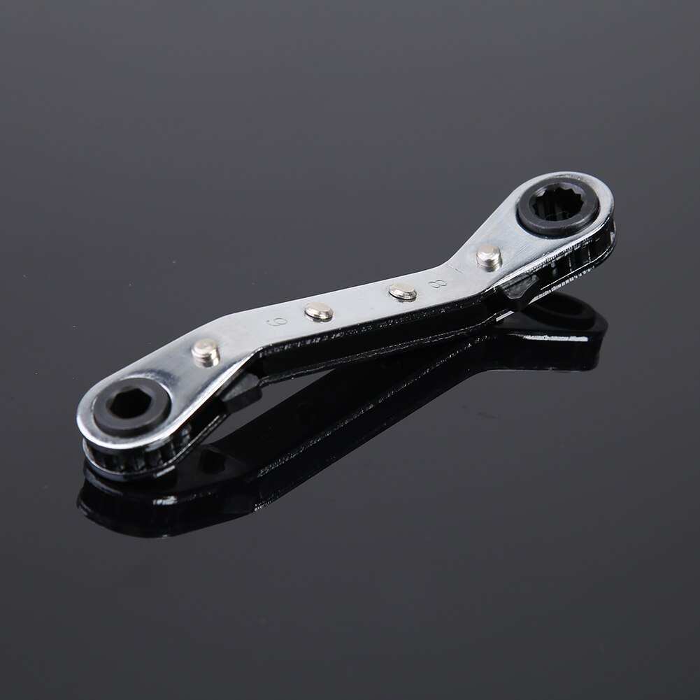 Axle Fit Bicycle Bike Repair Tool Chrome Vanadium Ring Double Head Ratchet Wrench Metric Combination Spanner Tool