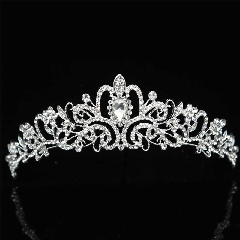 11 disegni di Cristallo Wedding Bridal Tiara Crown Per La Ragazza/Donne di Promenade Diadema Ornamenti Per Capelli Da Sposa Monili dei capelli Della Sposa accessori: Style 5