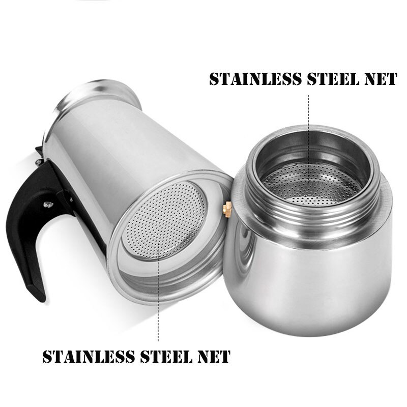 Zestaw robić kawy ze stali nierdzewnej zestaw robić mokki gejzer kawiarka ekspres robić kawy ekspres robić kawy piwowar kawa Latte narzędzia perkolator kuchenka