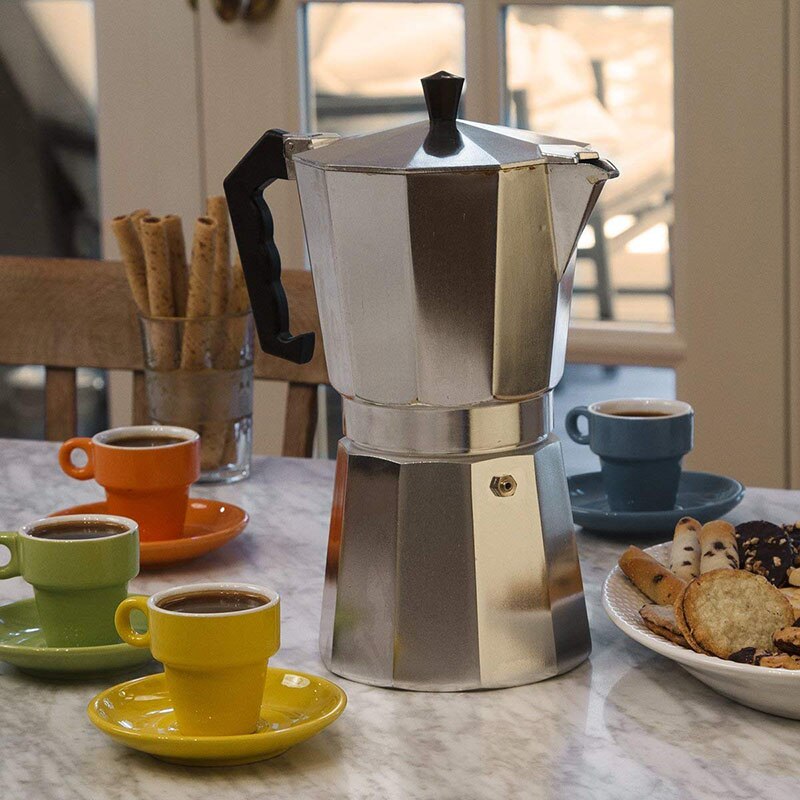 Yoholoo italialainen moka kahvipannu mokka liesi espresso kahvi kahvila perkolaattori cezve geysir latte kahvinkeitin