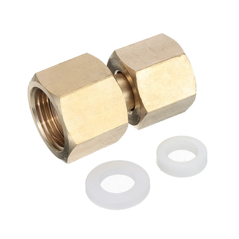 Adaptor CGA-320 to CGA-580 CO2 Cylinder to Argon Nitrogen Regulator Converts + 2Pcs Washeres