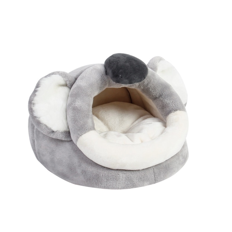 Cage de maison en forme de Hamster pour chien et chat, lit de couchage pour l'hiver, petit chiot, chaton, Chinchillas, écureuil, nid en flanelle douce