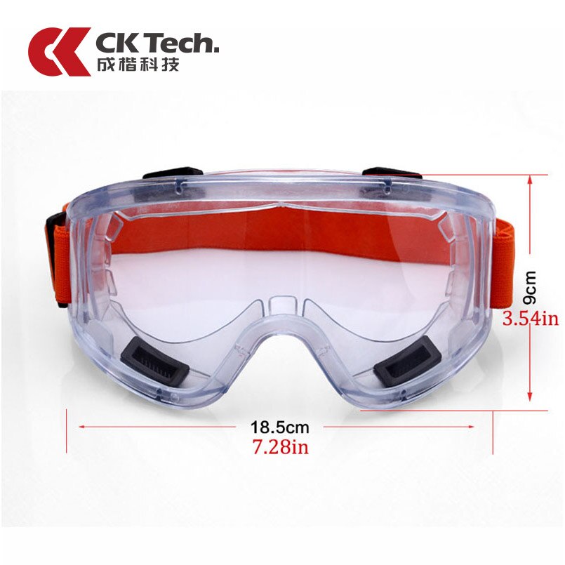 CK Tech.Safety Goggles Windproof Anti-sand Anti-fog Work Eyeglasses Transparent Anti-impact Industrial Labor Protective Glass