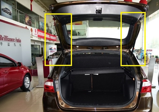 (2pcs/set) Trunk Gas strut for Chinese Brilliance V5 SUV Auto car motor parts 4529990