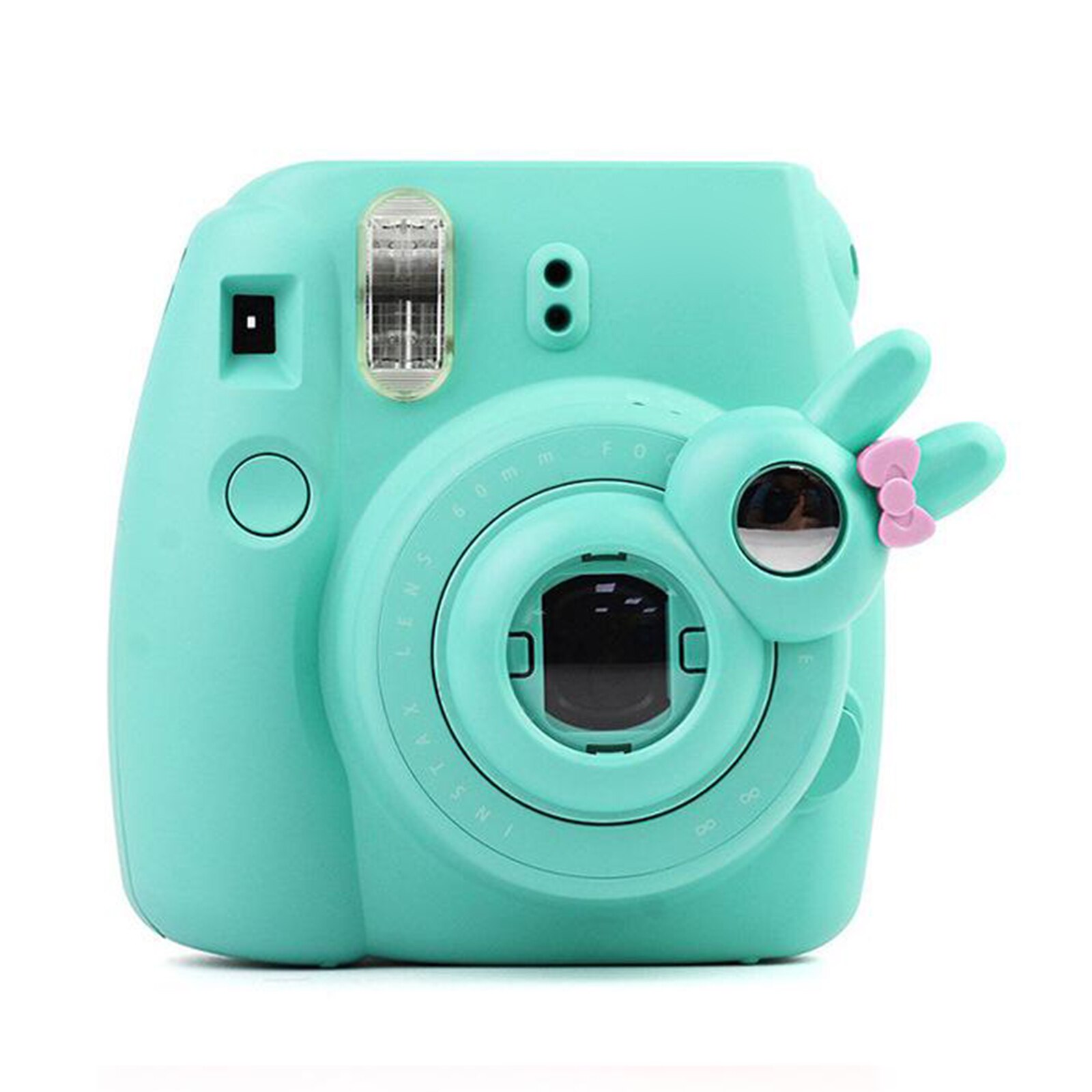 Stijlvolle Konijn Vormige Selfie Lens Gemonteerd Zelfportret Spiegel Voor Fujifilm Instax Mini 8, 8 +, 9, 7S Instant Camera: green