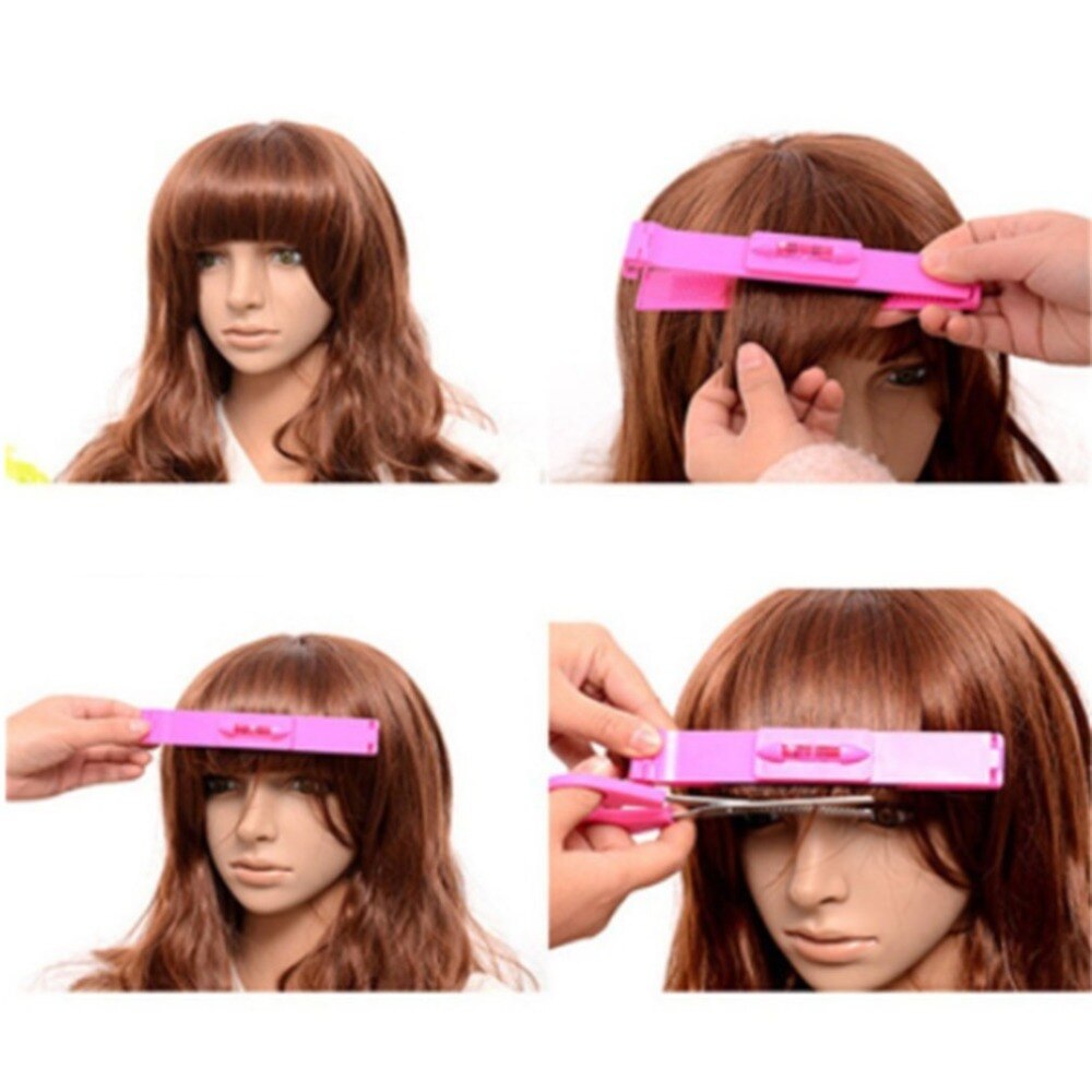 Hair Cutting Guide Level Ruler Hair Bang Cutting Comb Hairstyle Trim Tool Guide Assistance Hair Styling Accessory