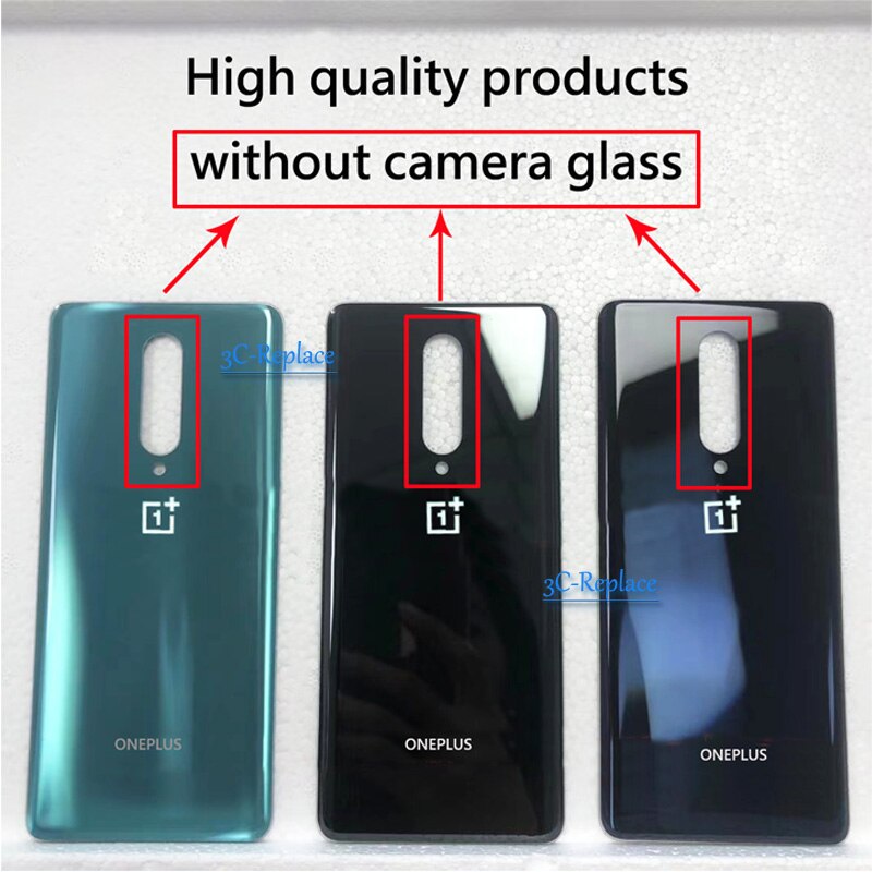 Originale/di Alta Guality per OnePlus 8 / 8 pro 1 + 8 pro Posteriore Copertura di Batteria del Portello custodia di posteriore di Vetro parti