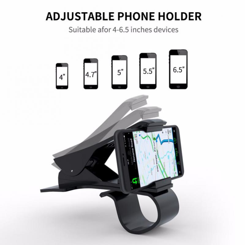 Car Phone Holder Universal For Cell Phone In Car GPS Dashboard Bracket For IPhone 11 XR 7 Samsung Xiaomi 360 Mount Stand Holder