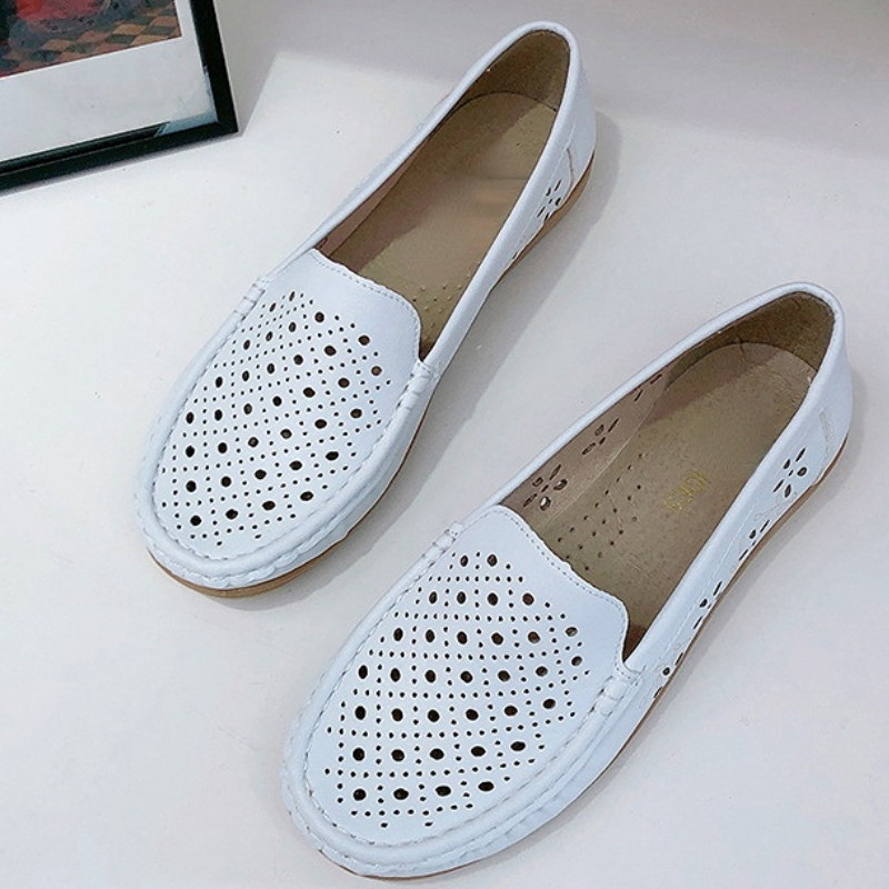 BCEBYL Sommer Neue Runde Kappe Krankenschwester Schuhe Weiche Sohle Nicht-Unterhose Sandalen Flache Schuhe Atmungsaktive lässig Sport frauen schuhe