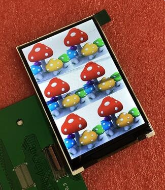3.5 tommers 45 pins hd tft lcd fargeskjerm  rm68140 stasjon  ic 320*480 rgb+ spi grensesnitt