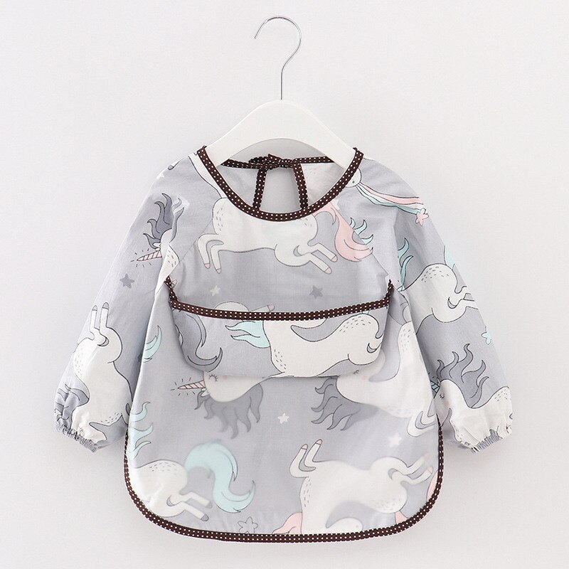 coton bébé bavoirs imperméable enfant manger vêtements enfants manches longues alimentation Smock bavoir bébé tablier Bandana Bebes bavoirs
