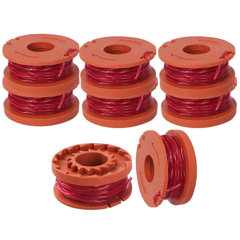 10 pièces pièces de rechange de chaîne bobine ligne tondeuse mangeur jardin herbe corde tondeuse à gazon accessoires