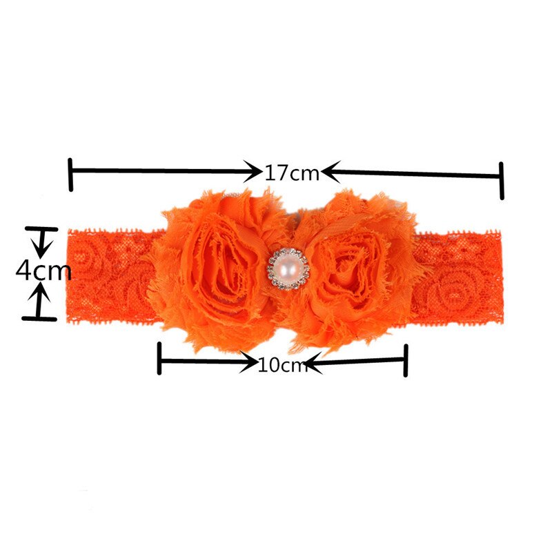 Baby Mooie Hoofdband Tulband Bloem Parel Boog Pasgeboren Meisjes Hoofdbanden Elastische Kids Peuter Haarband Prinses Haar Accessoires