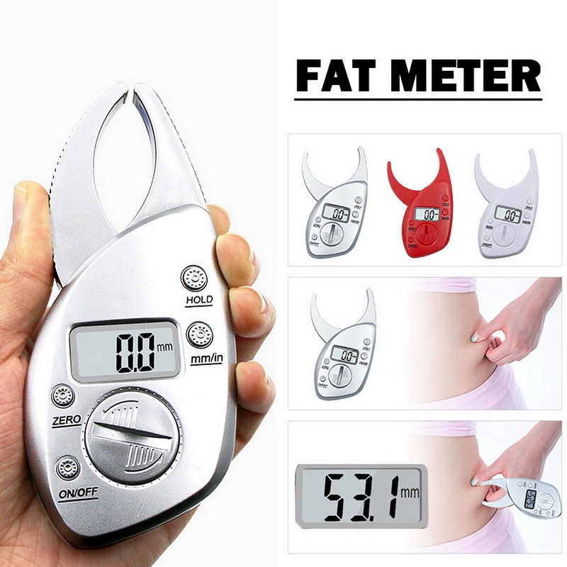 Calibrador de grasa corporal portátil, cinta métrica de Fitness para perder peso, para coser ropa, equipo retráctil de Fitness