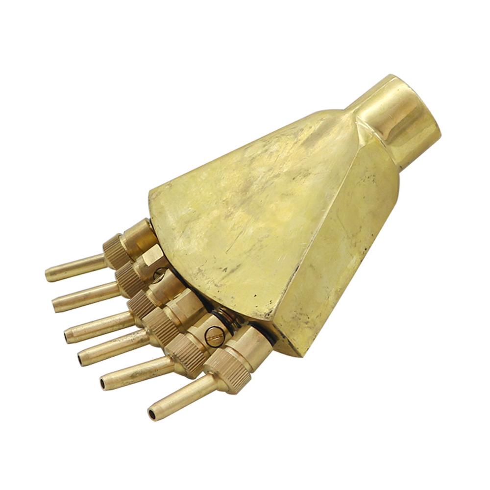 1 Pza 1 pulgada ajustable latón Fénix cola dispersión fuente rociador cabeza pequeñas boquillas con válvula jardín rociadores de paisaje