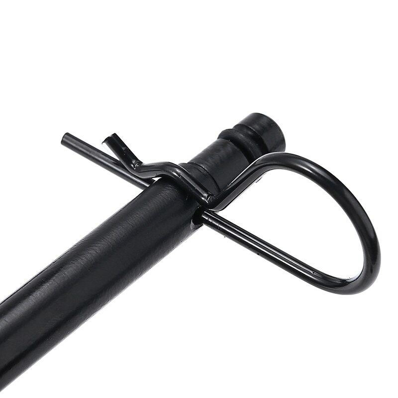Ensemble de broches de verrouillage d&#39;attelage de remorque, accessoires de remorque, verrouillage de récepteur Extra Long noir avec un système de verrouillage à 2 clés 5/8 et 1/2 pouces