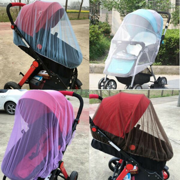 Baby Stroller Mosquito Net Full Insect Cover Carriage Kid Portable Foldable Netting