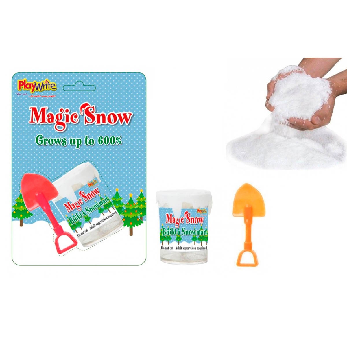 Neve magica, divertente, originale, crea forme, creatività, natale, festosa, artigianato, neve, neve artificiale