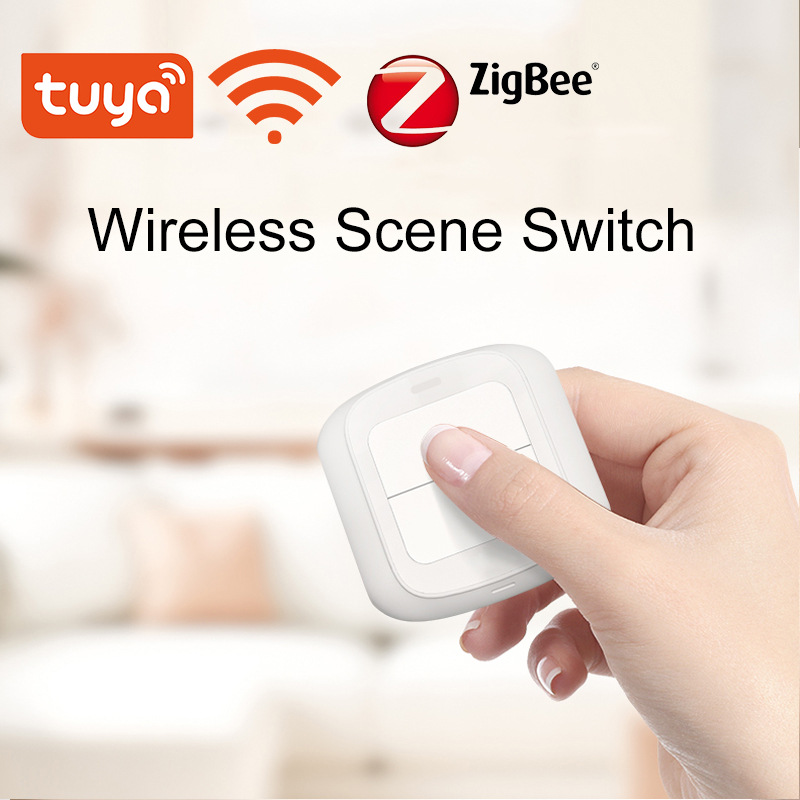 Tuya ZigBee inteligentny zegarek wi-fi 2 banda 6 scena przełącznik robić montażu ściennego moduł sprytny życie APP pilot bezprzewodowy automatyka