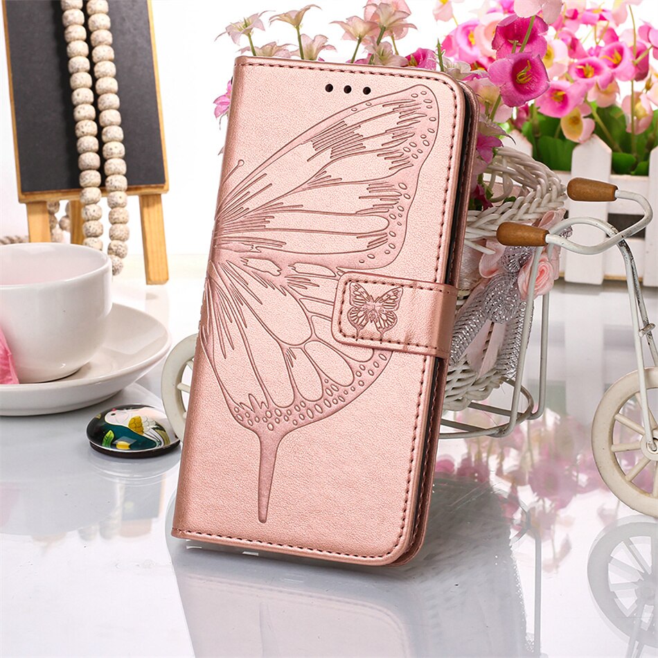 Nowy nabytek w zwyczajnym kolorze pokrowiec na ZTE Blade A31 A71 portfel na karty etui na telefon komórkowy z uchwytem D03E: For Blade A31 / Rose Gold