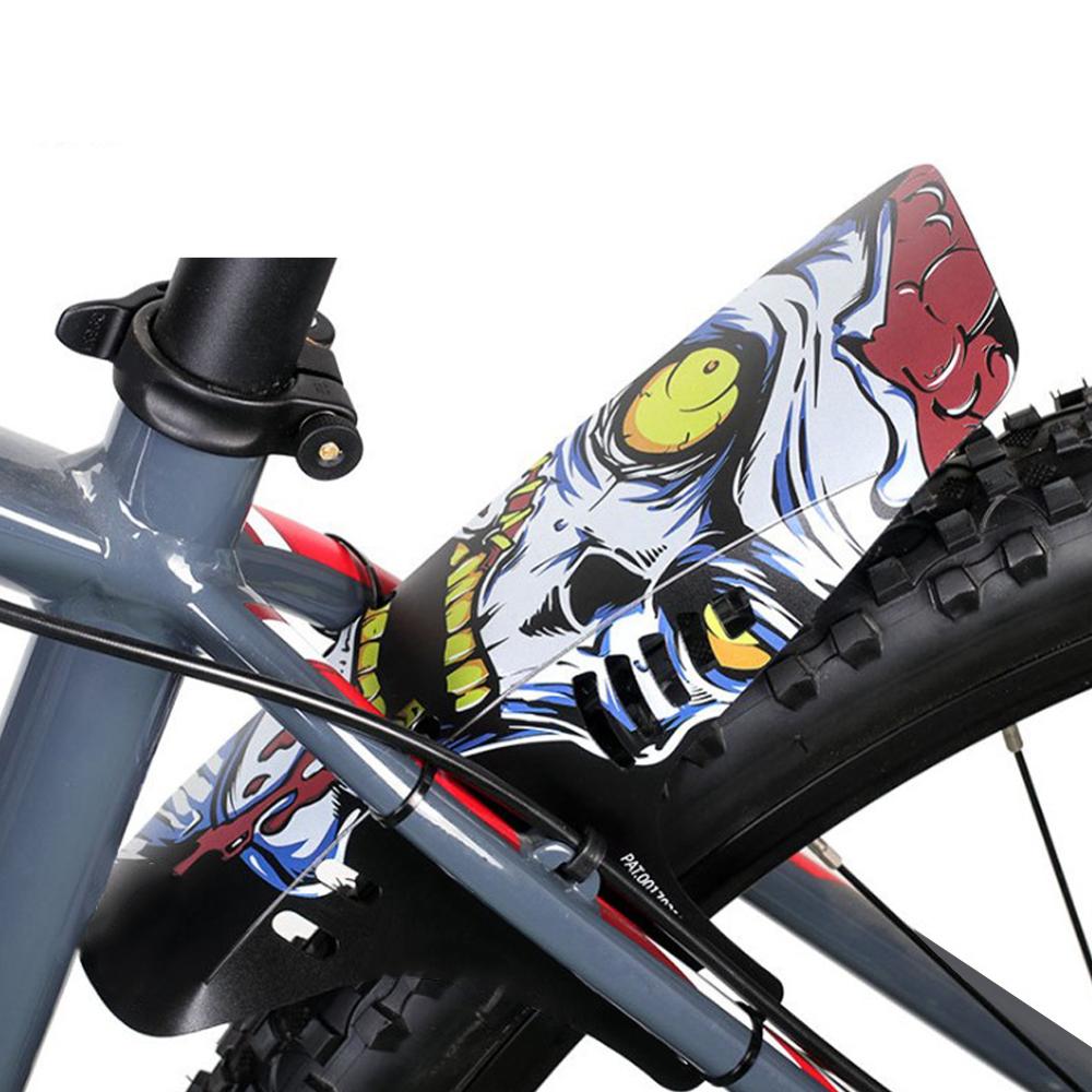 Mtb bike fender cykel fram bak stänkskydd väg cykling mountainbike fram mountainbike med 6 fixerande rem cykeltillbehör