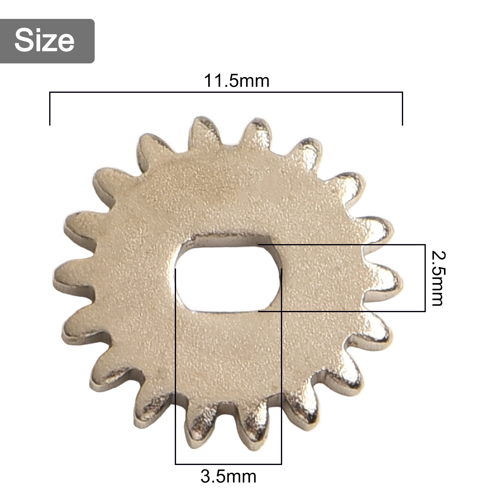 1 set fiskerulledelar spinnhjul spärrhjul metall för spindel uttal växel fiskerulle tillbehör: Gyllene