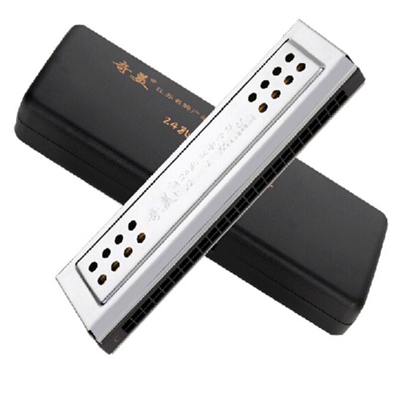 Gaiola harmônica profissional de dupla face, 24 buracos, tremolo, g &amp; c, instrumentos musicais,