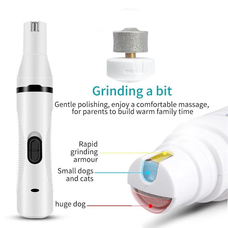 Pet Cat Hair Clippers Grooming USB Rechargeable Low-Noise Electric haircut Trimmer Shaver Set for Animal kit