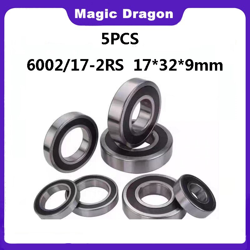 5Pcs ABEC-5 17329-2RS Lager 6002 17329 6002/17-2RS Bike Bearing 17*32*9 Fiets lager 17X32X9 Mm