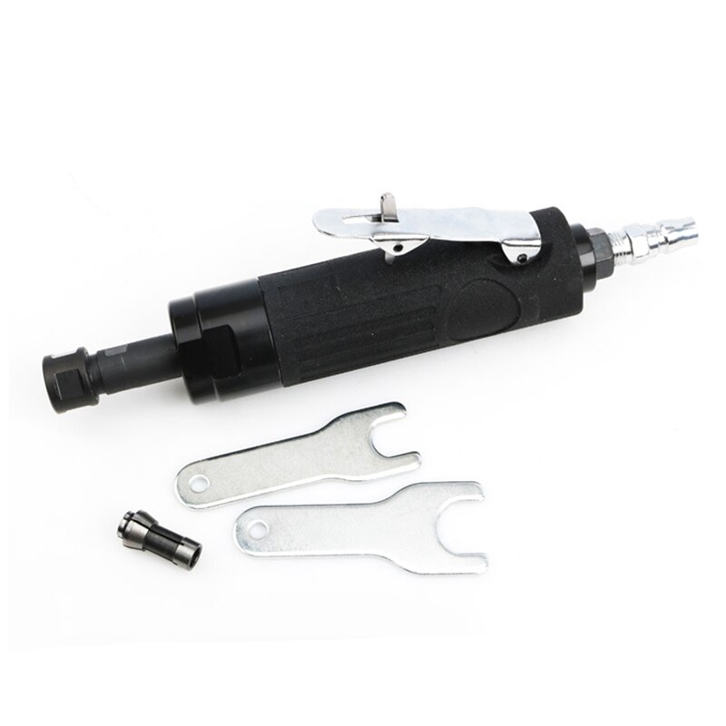 ORAZIO Kits de Meuleuse Pneumatique 16 Pièces, Mini Meuleuse Droite Pneumatique pour La Réparation de Pneus et Autres Applications, avec Accessoires