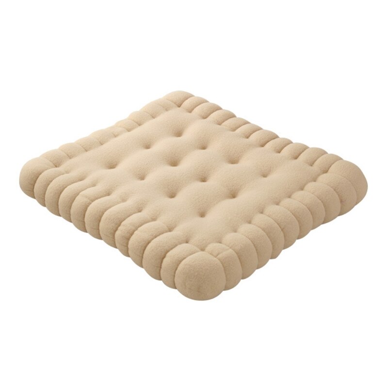 Sittepute myk kjeksform pute klassisk pute stol bilsetepute dekor cookie tatami ryggpute sofa: 8 ff 200014- være