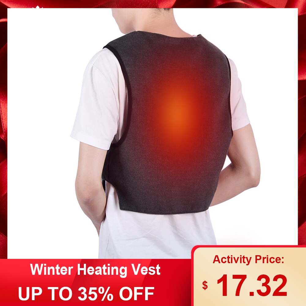 Winter Far Infrared Heating Vest Electric Heated Warm Waistcoat Fishing Exploration Snowmobile Motorcycling Jacket for Women Men