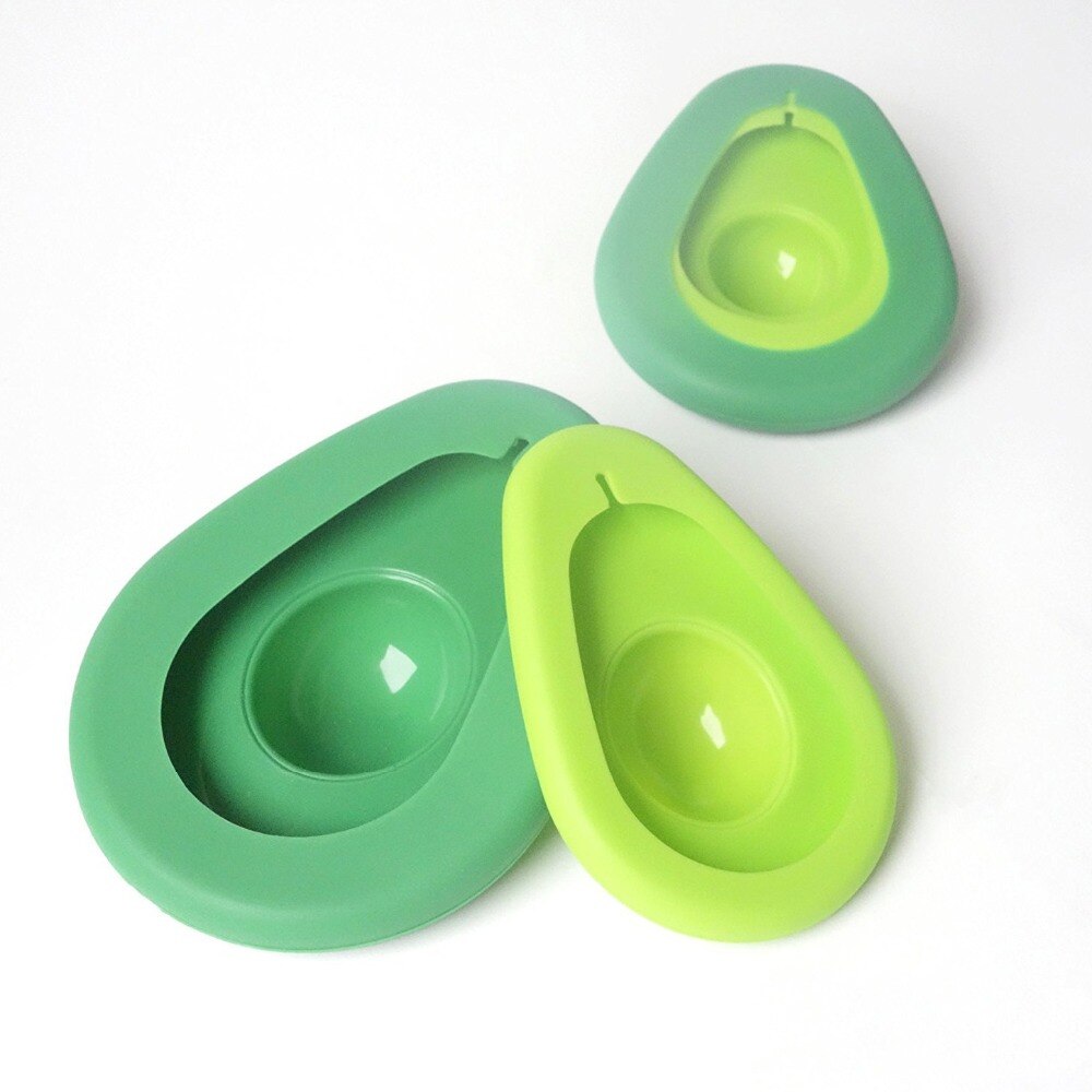 Silicone Veggie Verse Cover Avocado Verse Cover 2 Stuk Set Van Avocado Verse Cover