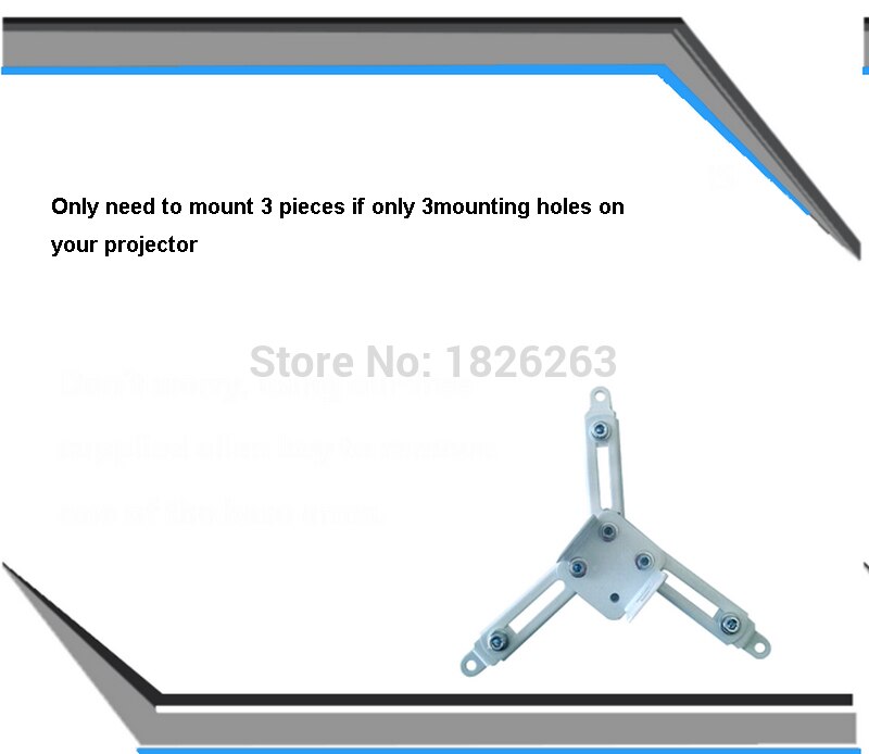 延長取付片用プロジェクターマウントブラケットプロジェクター取り付けアクセサリーと部品