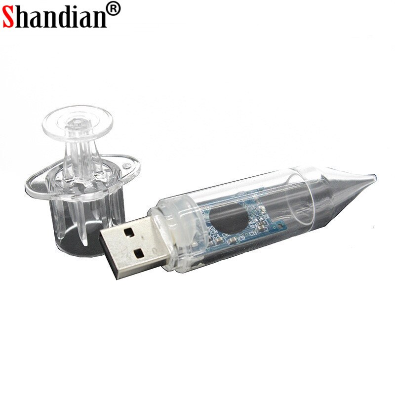 Shandian Arts Spuit Usb Met Doos Usb Flash Drive Pendrive 4 Gb 8 Gb 16 Gb 32 Gb 64 Gb usb 2.0 Pen Drive U Disk Memory Stick