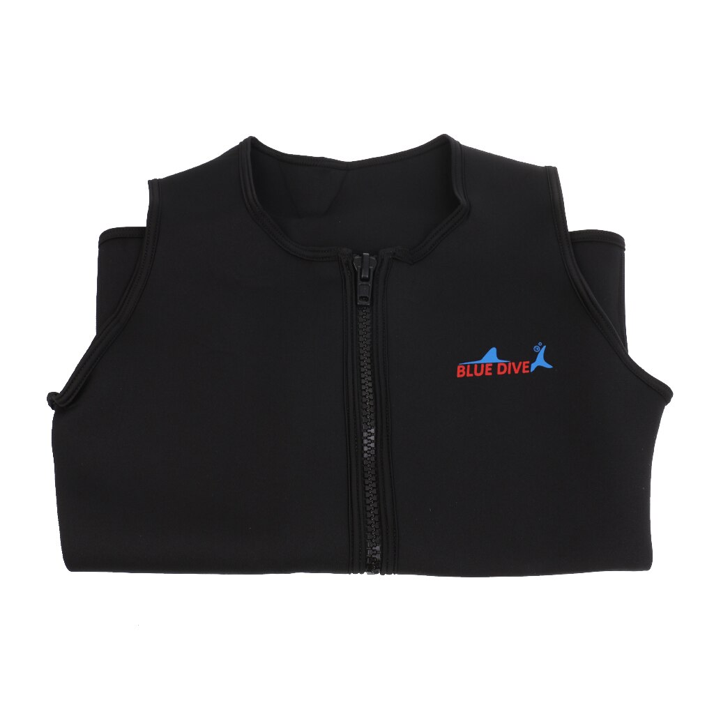 Heren Water Sport 2 Mm Zwart Neopreen Wetsuit Vest Rits Top Warmer Kleding Voor Duiken Surfen Windsurfen S M L Xl Xxl