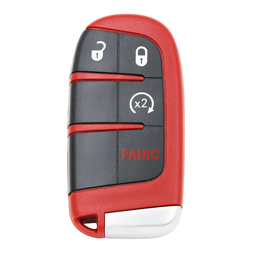 Nowy zamiennik 4/5 przycisk zdalny inteligentny obudowa kluczyka Obudowa dla Chrysler 300 dla unik pretendent ładowarka strzałka Durango dla jeep czerwony: rodzaj B