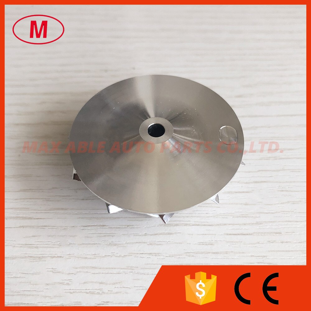 TF035 34.84/51.00mm 11+0 blades high Performance turbo milling/aluminum 2618/billet compressor wheel