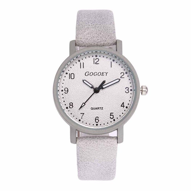 Gogoey vrouwen Horloges Dames Horloges Voor Vrouwen Armband Horloge Relogio Feminino Klok Horloge Luxe Bayan Kol Saati: White Color