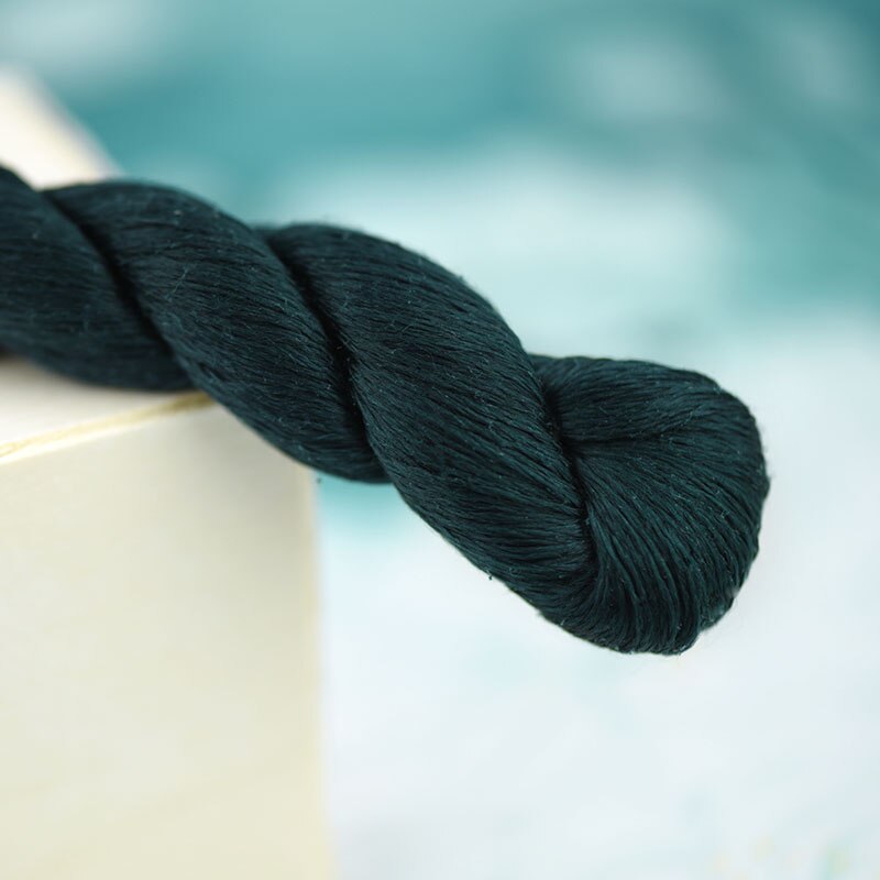 silk embroidery thread / 100% silk thread /hand embroidery embroider cross stitch/mineral green/7 gradient color: 6