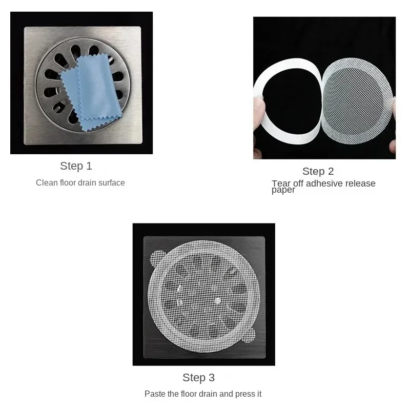 Wegwerp Vloer Riool Stickers Badkamer Accessoires Bad Mesh Filter Sticker Afvoer Blocker Producten Thuis Leveringen Douche